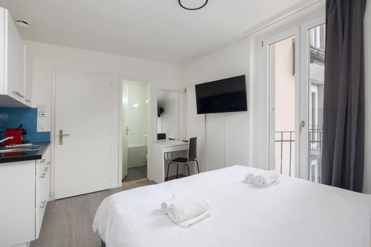 Urban Oasis With Queen Bed And View Be-49 Zurych Zewnętrze zdjęcie